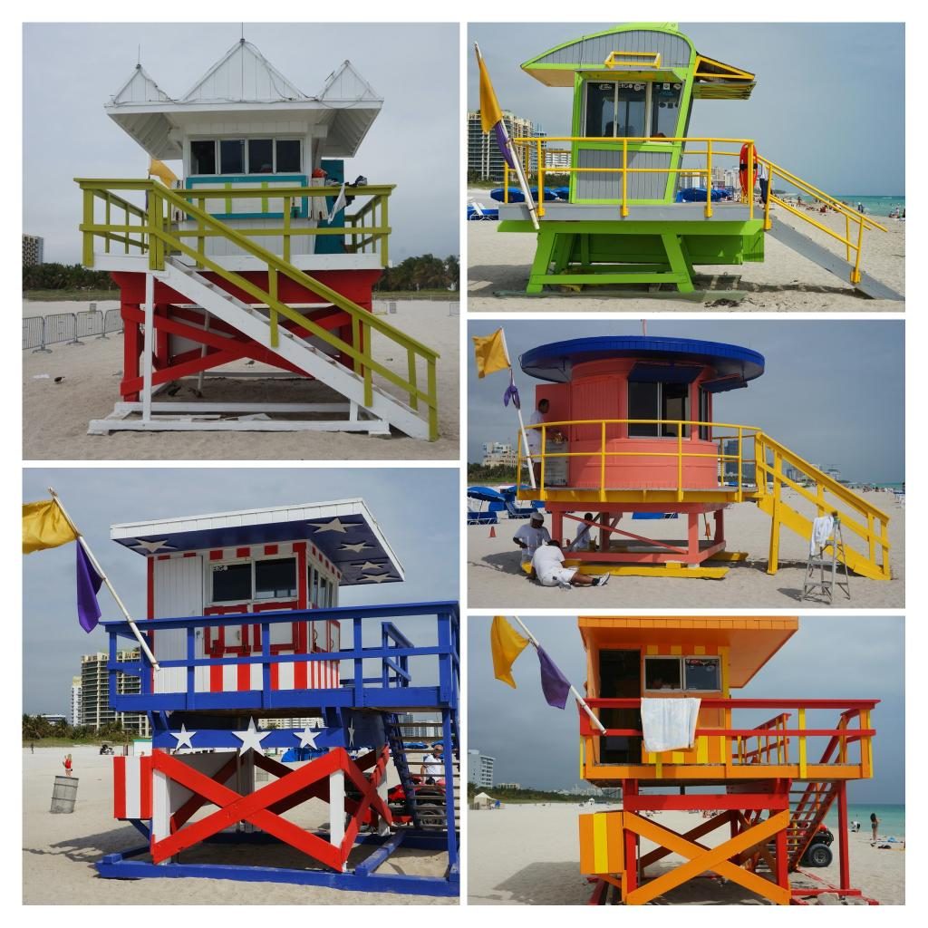 South Beach Lifeguard Stands