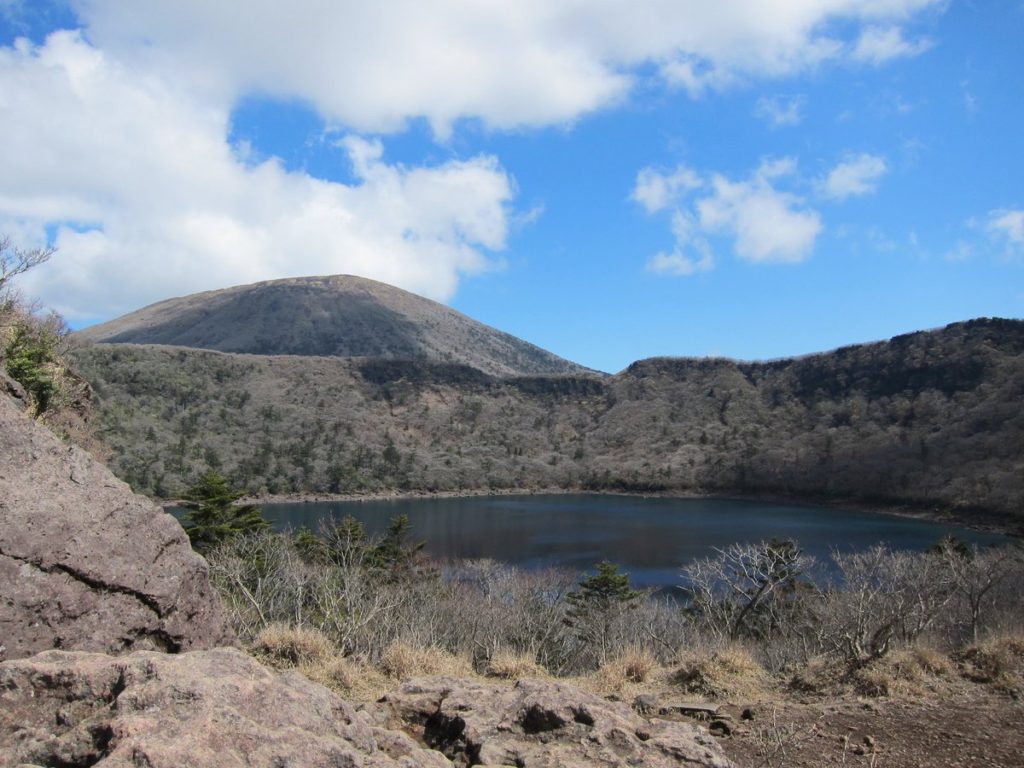 Lake Onami and Mt. Karakuni