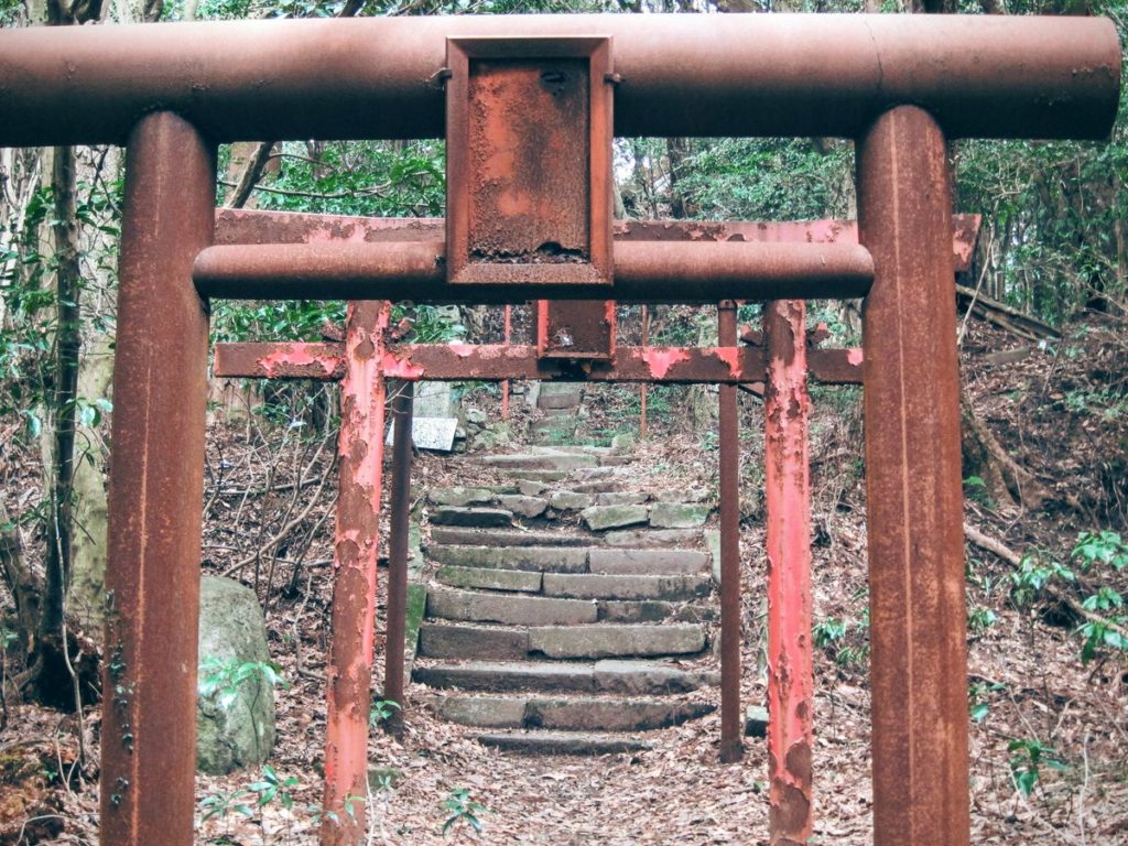 Crumbling Shrine in a Forest