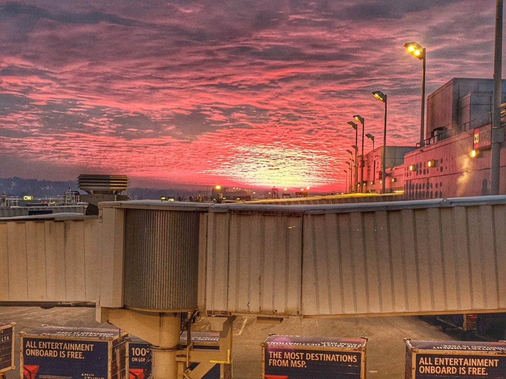 Sunrise at MSP