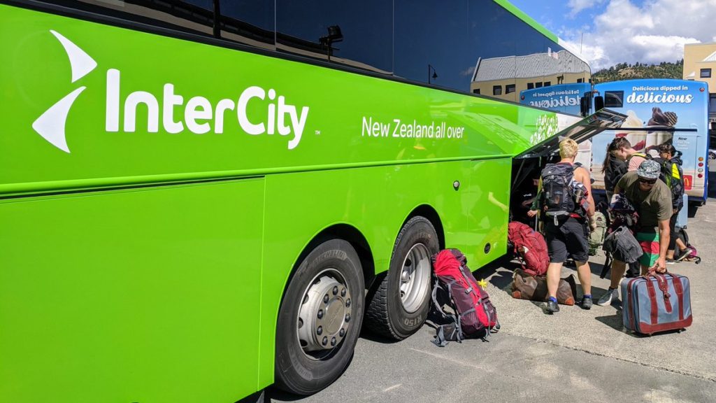 Backpackers on a Bus