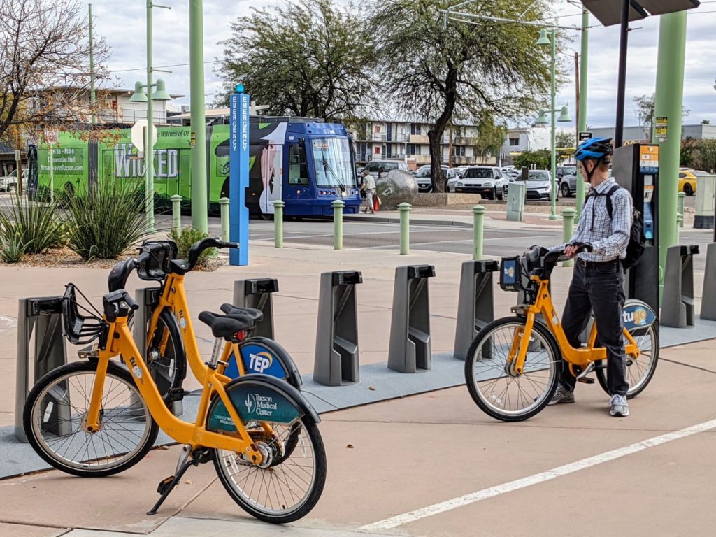 Tucson on Foot, Bike, and Streetcar